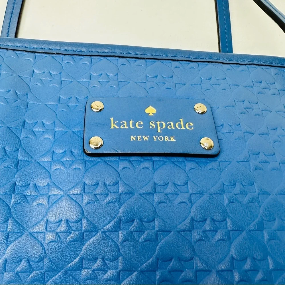 Kate Spade Penn‎ Place Logo Patterned Leather Tote